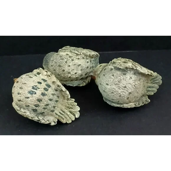 3 Mini Birds Figurine Cute Window Shelf Decoration Resin - Picture 10 of 12